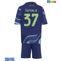 Ajax Josip Sutalo #37 Gostujuci Dres za djecu 2025-26 Kratak Rukav (+ Kratke hlače)